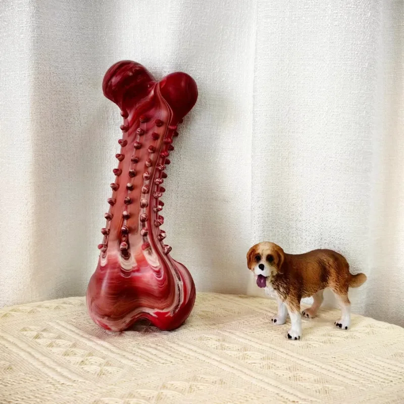 Rubber Bone Chew Dog အရုပ်